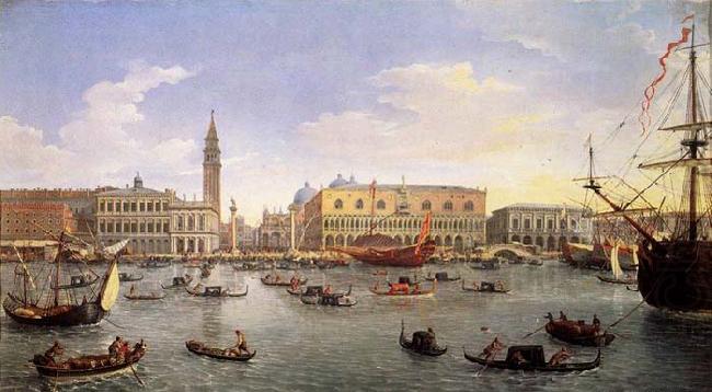 WITTEL, Caspar Andriaans van The Molo Seen from the Bacino di San Marco china oil painting image